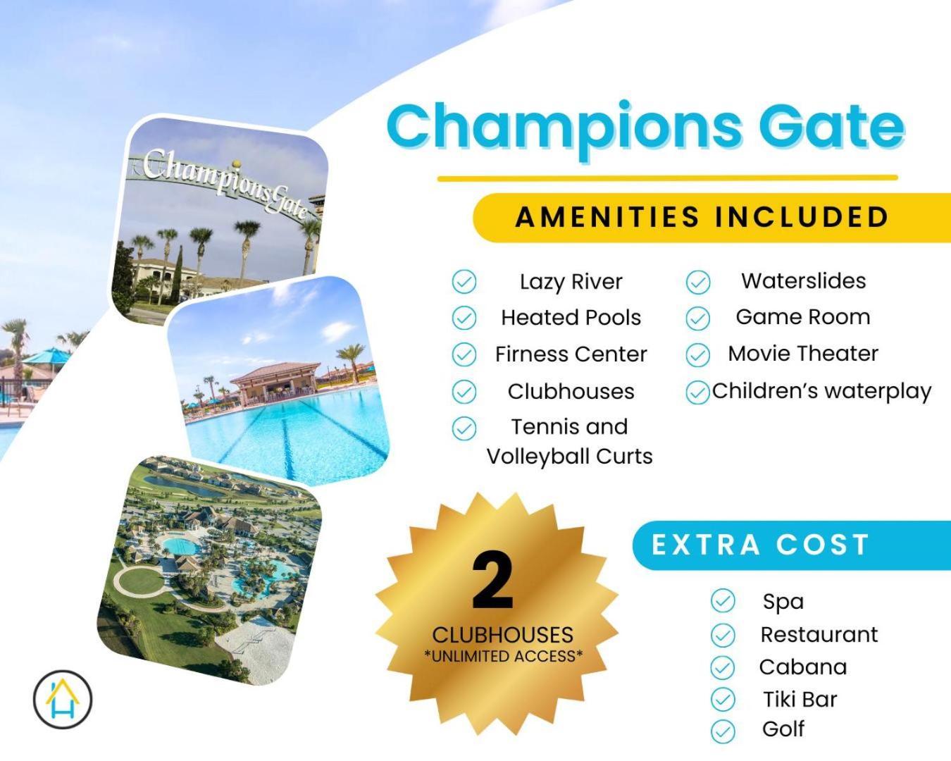 Superb Thematic 2Br Condo With 2 Clubhouses Kissimmee Eksteriør bilde